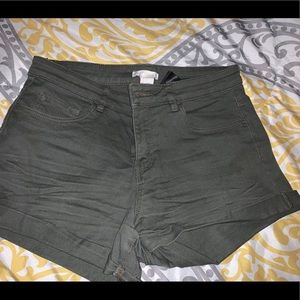 H&M Army Green Shorts